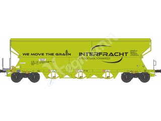 nme 515650 Getreidewagen Tagnpps 101m³ INTERFRACHT, neongrün, AC