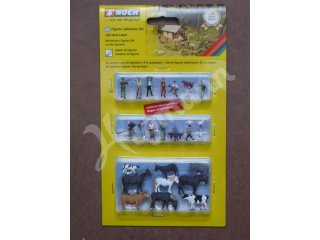 1 Tier Noch 15869 Jogger H0 6 Figuren