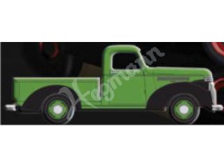 H0 1:87 1941/1946 Chevrolet Pickup apfelgrün mit schwarzen Kotflüg