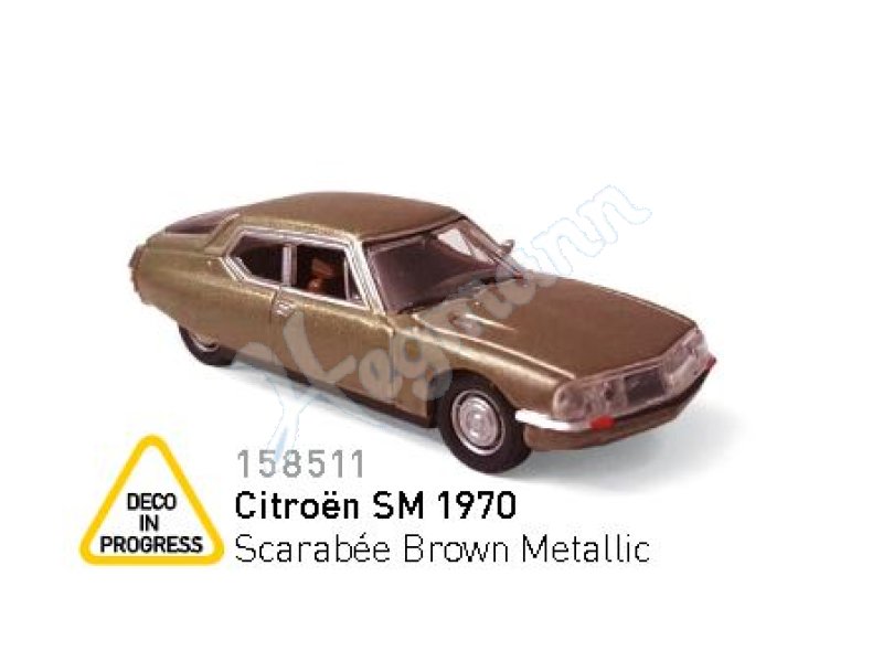 Norev 158511 Citroen SM braun metallic 1970 Maßstab 1:87 Modellauto NEU!° 