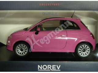Norev 1:18 Fiat 500C pink 2010
