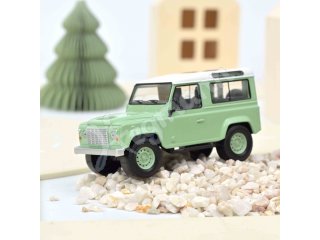 NOREV Land Rover Defender 1995 Grün & Weiß Jet-car 1:43