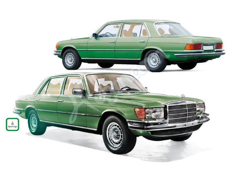 Mercedes Benz 450 Sel 6 9 197 Norev Automodell Im Massstab 1 18 Norev 183455