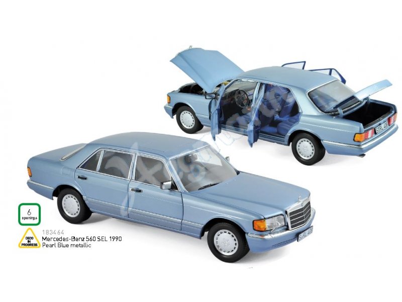 Mercedes-Benz 560 SEL 1990 - NOREV 183464 Miniaturmodell ...