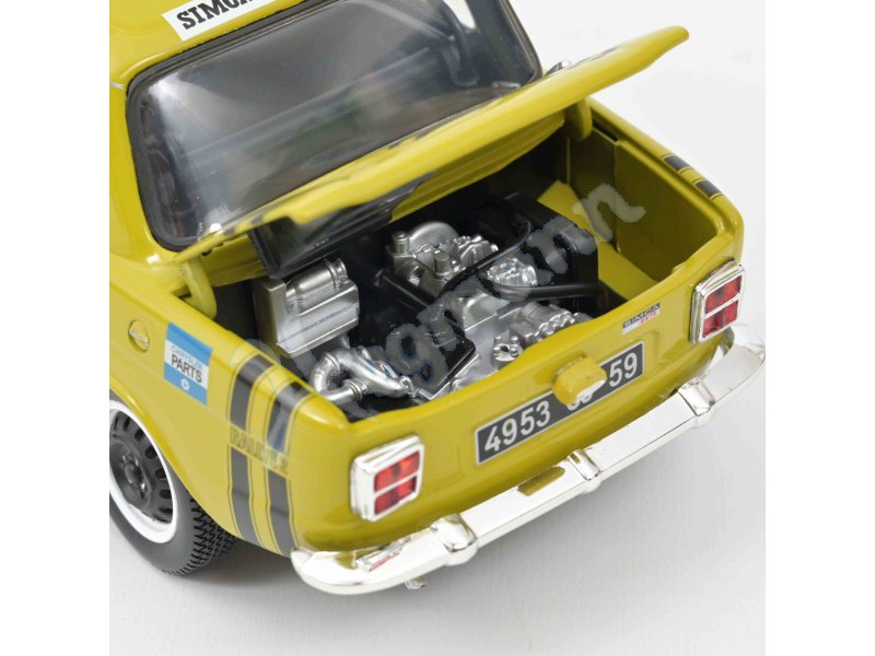 Miniature Norev 1/43 – Simca 1000 Rallye 2 SRT – Rallye Du Printemps 2015 (Modèle De Collection)