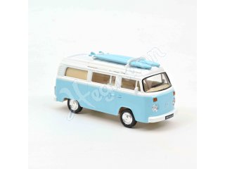 NOREV Volkswagen Combi T2b Camper Van 1973 Hellblau Jet-car 1:43