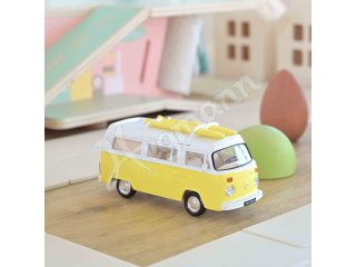 NOREV Volkswagen Combi T2b Camper Van 1973 Gelb Jet-car 1:43