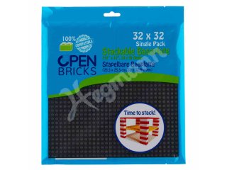 OPEN BRICKS OB-P32BK1 Open Bricks Baseplate 32x32 black (1)