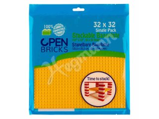 OPEN BRICKS OB-P32YL1 Open Bricks Baseplate 32x32 yellow (1)