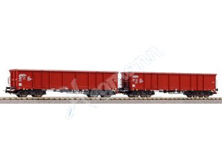 Piko 58383 2er Set Offene Güterwagen Eaos-x 051