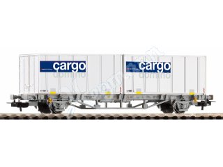 PIKO 58732 Containertragwagen Cargo Domino SBB V 2x20´ Container