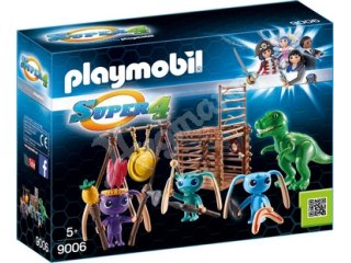 PLAYMOBIL 9006 Alien-Krieger mit T-Rex-Falle