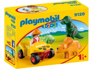 PLAYMOBIL 9120 Dinoforscher mit Quad