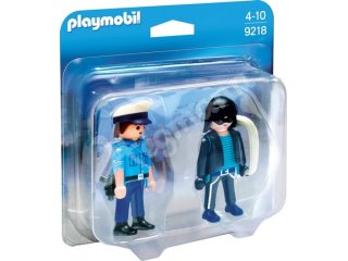 PLAYMOBIL 9218 Duo Pack Polizist und Langfinger