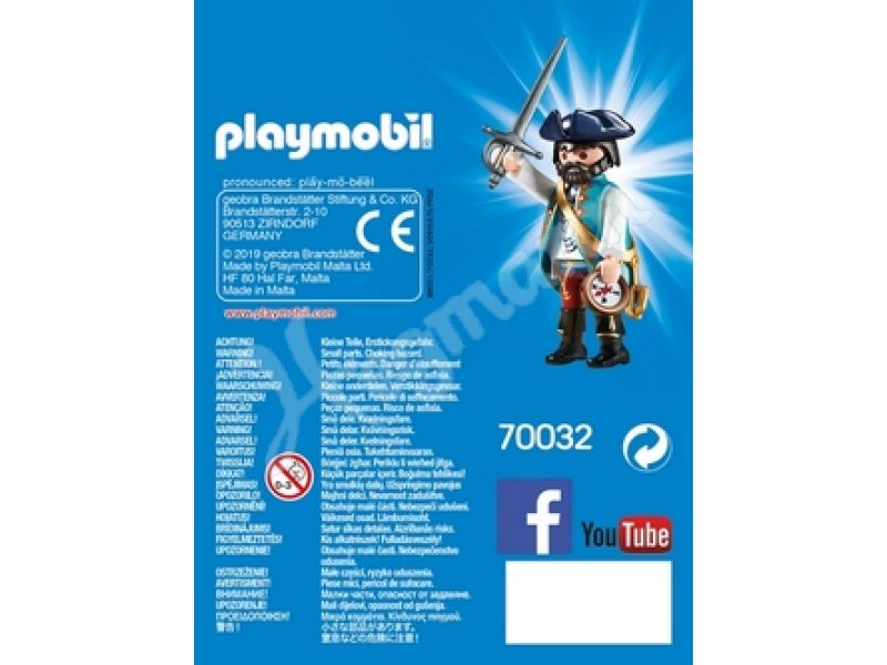 Playmobil 70032 Playmo-Friends Pirat Seeräuber Kapitän mit Degen und Kompass NEU 