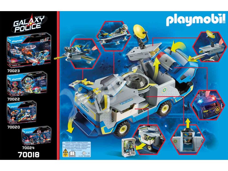 Galaxy PoliceTruck PLAYMOBIL 70018 Galaxy PoliceTruck Galaxy PoliceTruck PLAYMOBIL 70018 Galaxy PoliceTruck