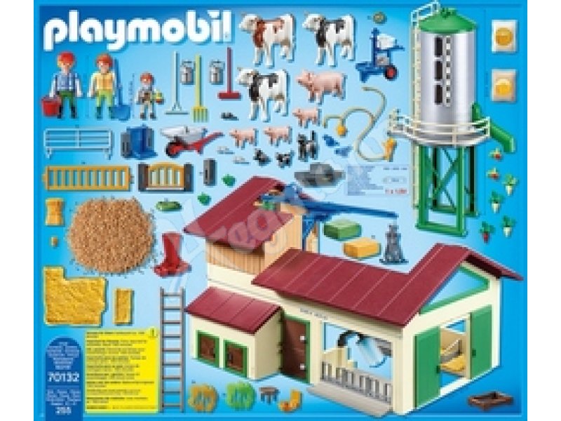 Großer Bauernhof mit Silo PLAYMOBIL 70132 Country PLAYMOBIL® 70132