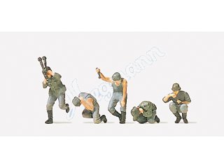 Militär-Figuren im Modellbahnmaßstab 1:87 H0