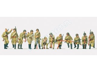 Militär-Figuren im Modellbahnmaßstab 1:87 H0