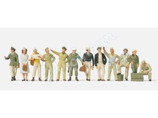 Militär-Figuren im Modellbahnmaßstab 1:87 H0