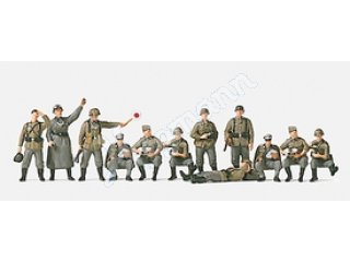 Militär-Figuren im Modellbahnmaßstab 1:87 H0