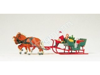 Schlitten, Weihnachtsmann, Pa