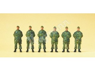 Militär-Figuren im Modellbahnmaßstab 1:87 H0