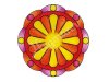 Serie: Mandala-Designer® Midi / 1 Malrahmen, 1 Mandala-Schablone,