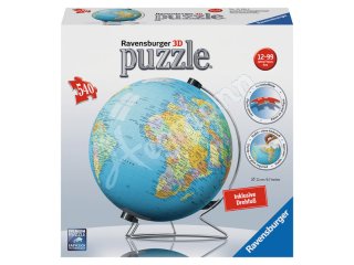 Serie: PuzzleBall, Inhalt: 540 Kunststoff-Puzzleteile + Aufstellfu