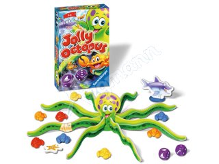 Serie: MITBRINGSPIELE, Inhalt: 1 Jolly Octopus, 8 Krebse, 1 Hai, 1