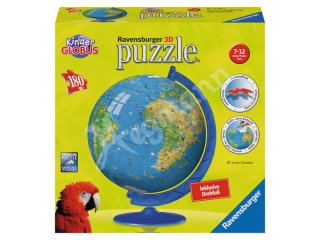 Serie: PuzzleBall, Inhalt: 180 Kunststoff-Puzzleteile + Aufstellfu