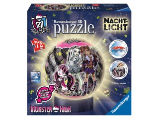 Serie: PuzzleBall, Inhalt: 72 Kunststoff-Puzzleteile + Aufstellfuß