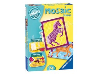 Serie: Mosaic midi / 4 Tafeln mit Mosaikteilen aus Pappe zum Ausbr