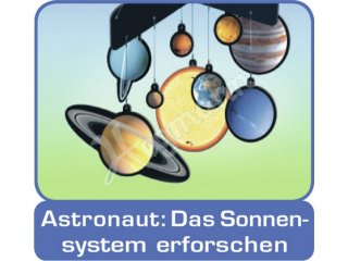 Serie: ScienceX® Midi / 2 Styroporbälle, 1 Sonnensystem, 2 Holzstä