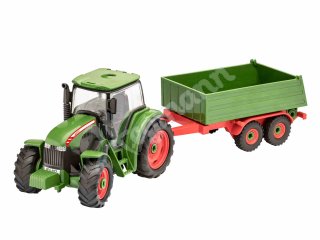 REVELL 00918 Traktor mit Anhänger und Fron