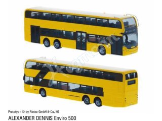 Rietze 78005 H0 1:87 Alexander Dennis Enviro 500 BVG- 