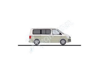 RIETZE 11665 T6 Bus KR candyweiß/ascotgrau[br][br]Neuheit Frühjahr 2021[br]Modellauto im Modellbahn-Maßstab H0 1:87