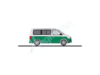 RIETZE 11664 T6 Bus KR candyweiß/bay leaf [br][br]Neuheit Frühjahr 2021[br]Modellauto im Modellbahn-Maßstab H0 1:87