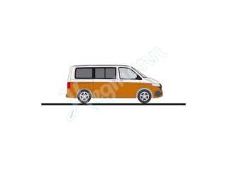 RIETZE 11673 T6. 1 Bus KR candyweiß/copper[br][br]Neuheit Frühjahr 2021[br]Modellauto im Modellbahn-Maßstab H0 1:87