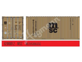 PT Trains Container in 1:87 H0