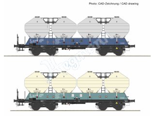 ROCO 77003 H0 2-tlg. Set: Silowagen