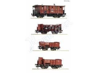 ROCO 6600073 H0 4-tlg. Set: Güterzug, K.P.E.V.
