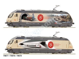 ROCO 70677 H0 1:87 Elektrolokomotive 460 019 -3 „175 Jahre Eisenbahnen in der Schweiz