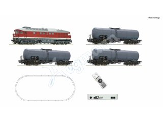 ROCO 5110002 H0 z21 start Digitalset: Diesellokomotive BR 132 mit Kesselwagenzug, DR