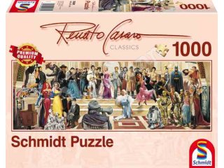 Schmidt-Spiele 59381 100 Jahre Film, Panoramapuzzle