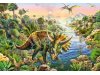 Schmidt-Spiele 56202 Abenteuer mit den Dinosauriern, 3x48 Teile