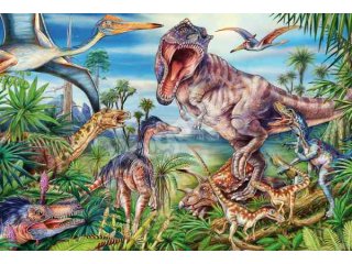 3 x 48 Teile Schmidt Spiele Kinder Puzzle Abenteuer mit den Dinosauriern 56202 