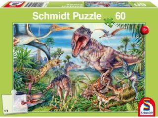 Schmidt-Spiele 56193 Bei den Dinosauriern, 60 Teile