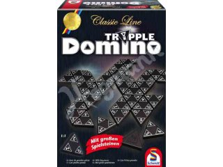 Schmidt-Spiele 49287 Classic Line, Tripple Domino®