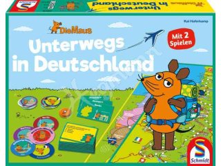 Schmidt-Spiele 40578 Die Maus, Unterwegs in Deutschland, 2 Spiele